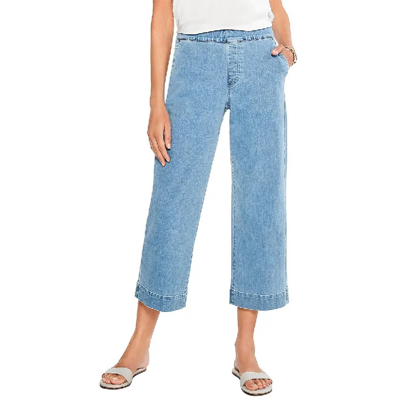 Sunny pants ray -Womens Denim Stretch Wide Leg Jeans