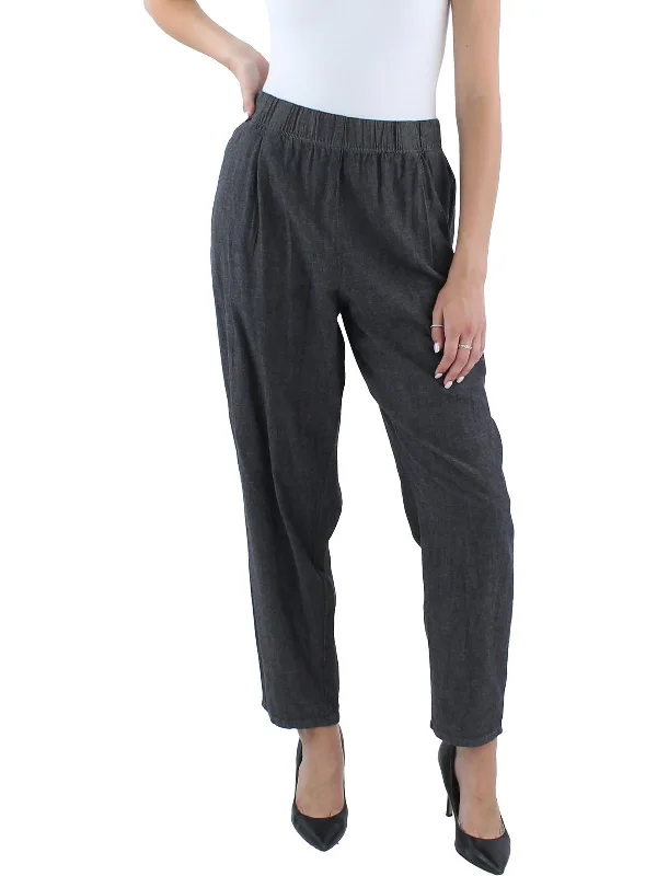 Gym graphic pants sweat -Womens Heathered Organic Cotton Straight Leg Pants