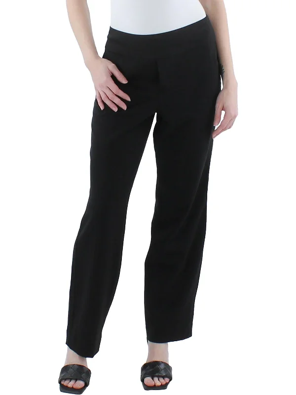 Tailored wool pants slim -Work It Womens Knit Casual Straight Leg Jeans